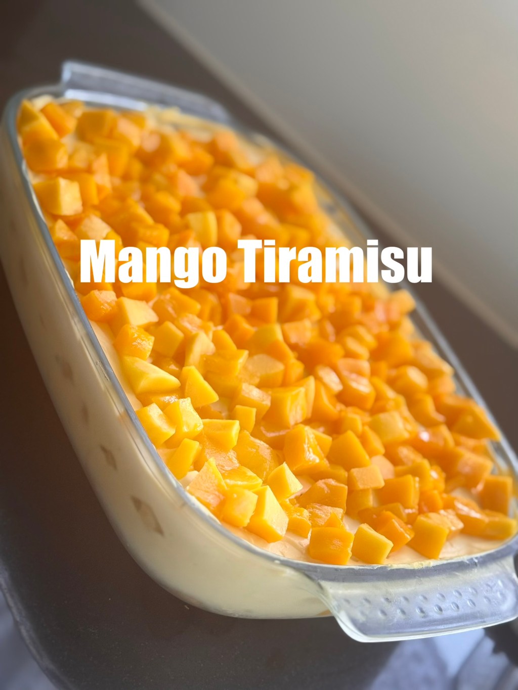 Creamy Mango Cardamom Tiramisu (No-Bake Summer&nbsp;Dessert)